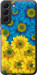 Чохол Жовто-блакитні квіти на Samsung Galaxy S22 Plus