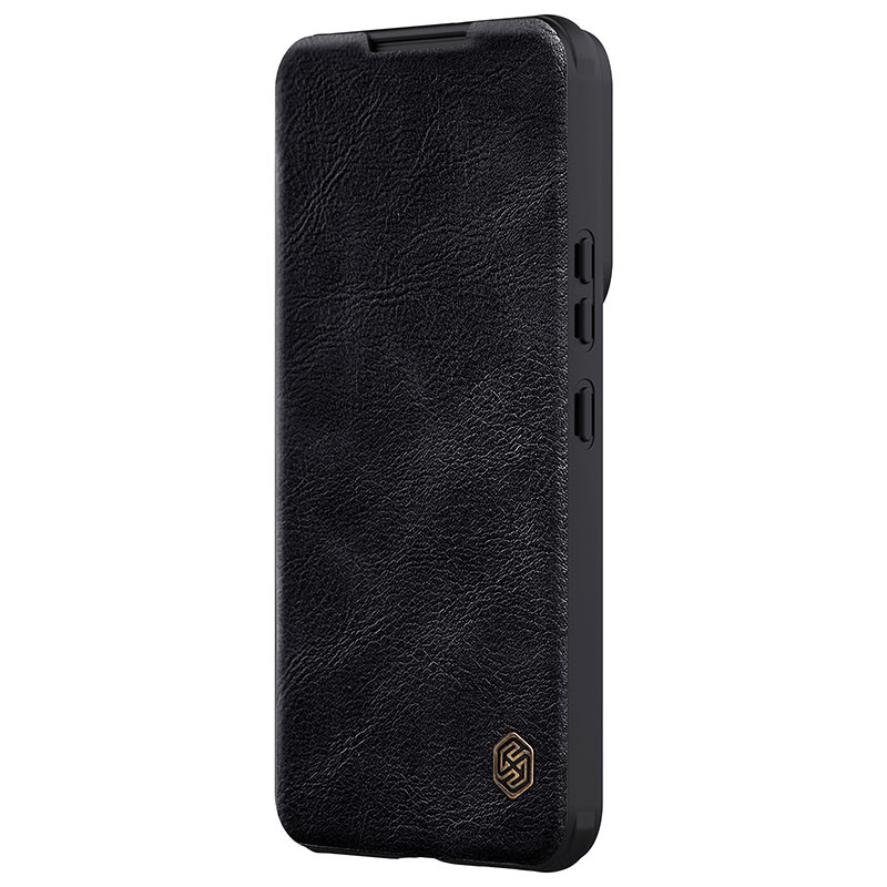 Шкіряний чохол-книжк Nillkin Qin Pro Camshield на Samsung Galaxy S23 (Чорний) в магазині vchehle.ua