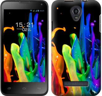 

Чехол брызги краски для Fly IQ4415 381562