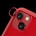 Защитное стекло Metal Classic на камеру (в упак.) для Apple iPhone 13 mini / 13 (Красный / Red) в магазине vchehle.ua
