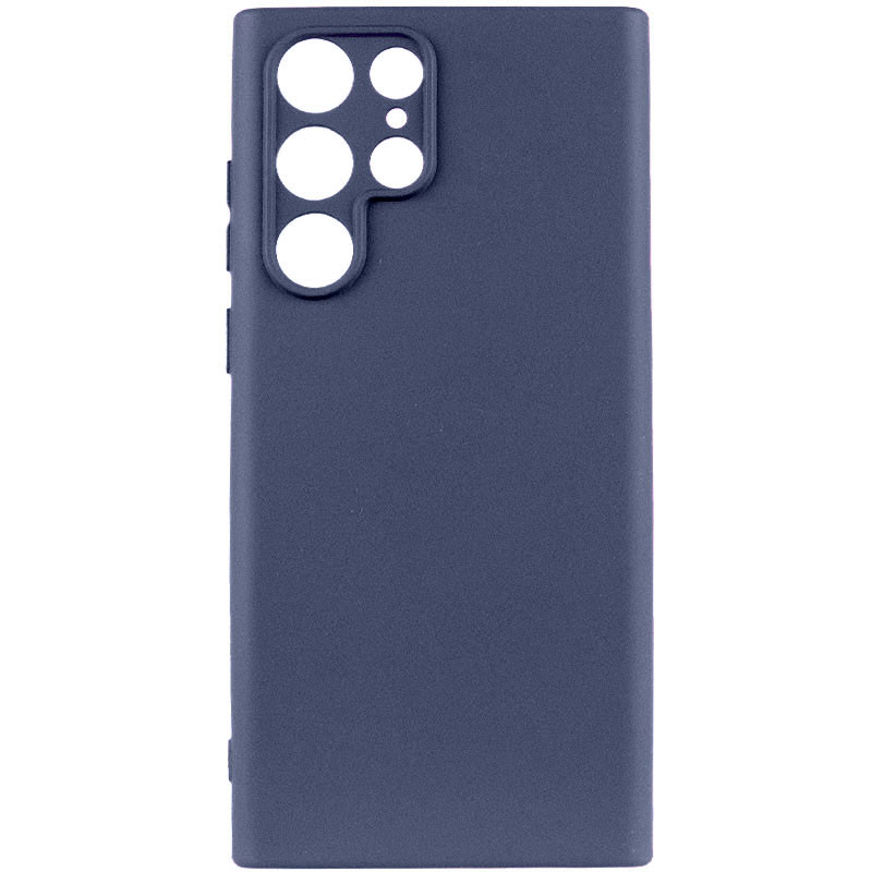 Чехол Silicone Cover Lakshmi Full Camera (A) для Samsung Galaxy S24 Ultra (Синий / Midnight Blue)