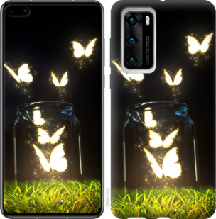 Чехол Бабочки для Huawei P40