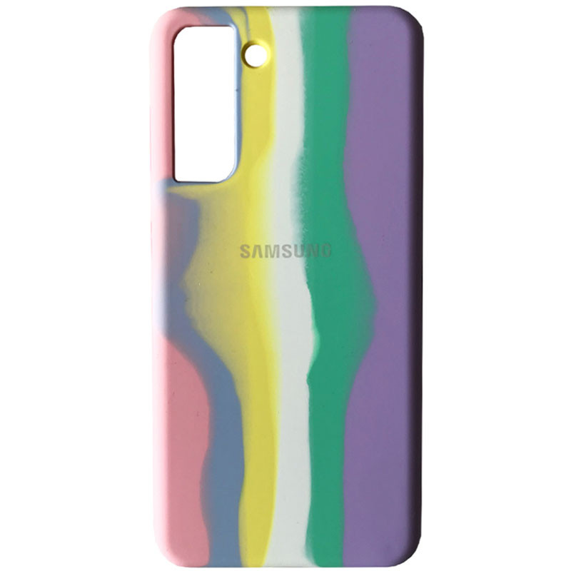 

Чохол Silicone Cover Full Rainbow на Samsung Galaxy S21 (Рожевий / Бузковий) 1167593