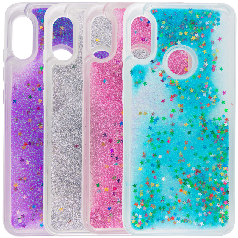 TPU чехол Liquid hearts для Xiaomi Redmi 6 Plus / Redmi Note 6 (SC)