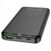 Фото Портативний зарядний пристрій Power Bank Hoco J87 Tacker PD20W+QC3.0 10000 mAh (Чорний) в маназині vchehle.ua