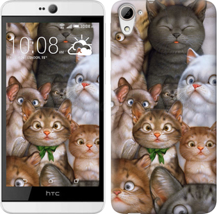 

Чехол коты для HTC Desire 826 dual sim 476403