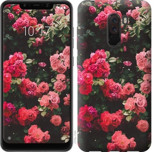 

Чехол Куст с розами для Xiaomi Pocophone F1 669834