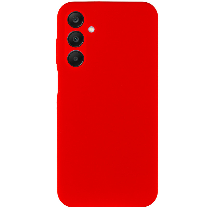 Фото Чохол TPU GETMAN Liquid Silk Full Camera на Samsung Galaxy A05s (Червоний / Red) на vchehle.ua