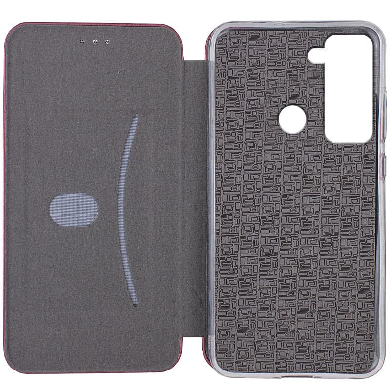 Шкіряний чохол-книжка Classy на TECNO Pop 5 LTE (Бордовий) в магазині vchehle.ua