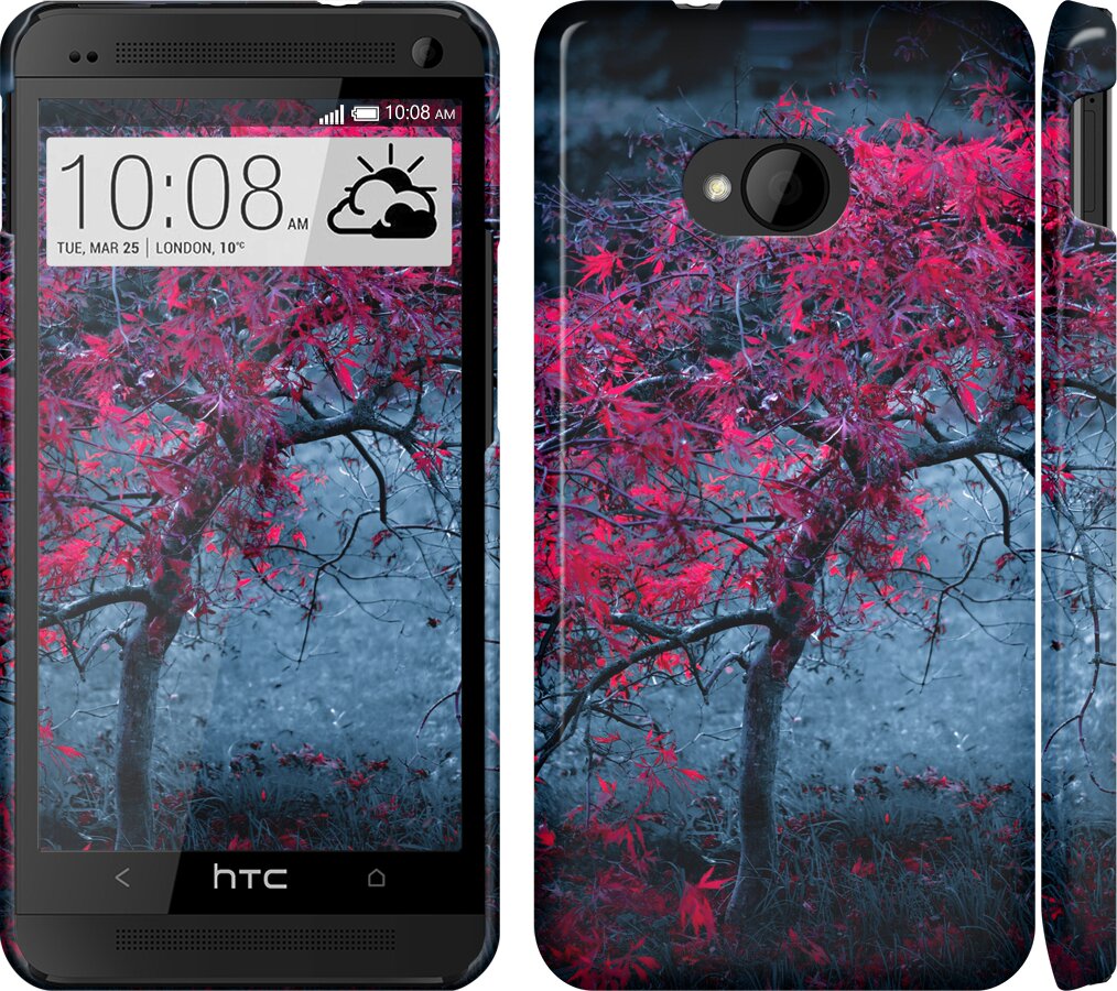 

Чохол Дерево з яскравими листям на HTC One M7 346803