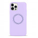 Чохол Pump Silicone Minimalistic на Apple iPhone 12 Pro / 12 (6.1") (Circles on Light Purple)