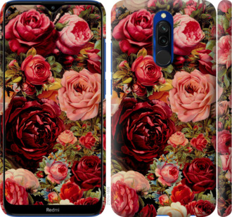 

Чехол Цветущие розы для Xiaomi Redmi 8 868285