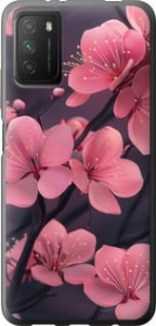 Чехол Пурпурная сакура для Xiaomi Poco M3
