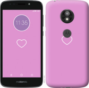 Чехол Сердце 2 для Motorola Moto E5 Play