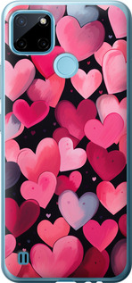 

Чехол Сердечки 4 для Realme C21Y 1646358