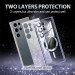 Фото TPU чохол Delight case with Magnetic Safe з захисними лінзами на камеру на Samsung Galaxy S21 (Сірий / Lavender Gray) на vchehle.ua