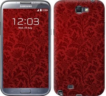 

Чехол Чехол цвета бордо для Samsung Galaxy Note 2 N7100 649812