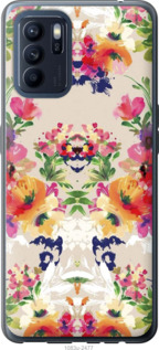 

Чехол Цветочный узор для Oppo Reno6 Z 1389754