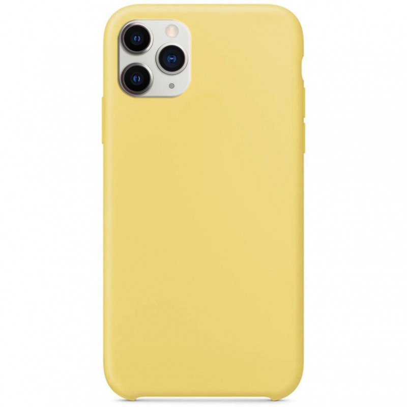 Чехол Silicone Case without Logo (AA) для Apple iPhone 11 Pro (5.8") (Желтый / Yellow)