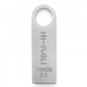 Флеш накопитель USB 3.0 Hi-Rali Shuttle 128 GB Серебряная серия