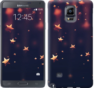 

Чехол Падающие звезды для Samsung Galaxy Note 4 N910H 645909
