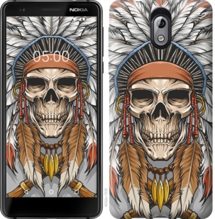

Чехол Череп индейца для Nokia 2.2 741921