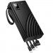 Фото Портативний ЗП Power Bank Hoco J155 Shine 22.5W+PD20W with 4 cables 20000 mAh (Black) в маназині vchehle.ua