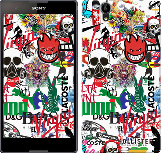 

Чохол Many different logos на Sony Xperia T2 Ultra Dual D5322 638033