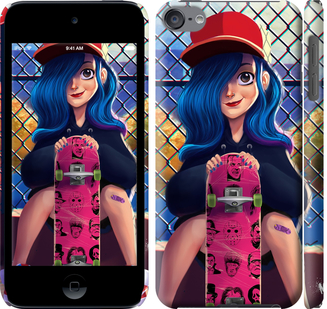 

Чохол Прикольна дівчинка зі скейтбордом на iPod Touch 6 618051