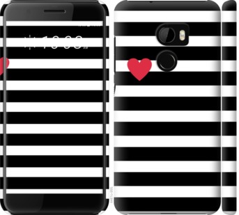 

Чохол Чорно-білі смуги на HTC One X10 751775