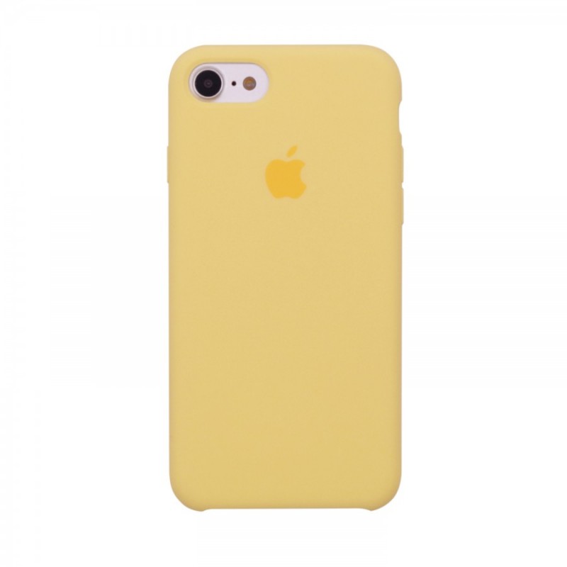 Оригінальний силіконовий чохол на Apple iPhone 7 plus / 8 plus (5.5") (very high copy) (Жовтий / Yellow)