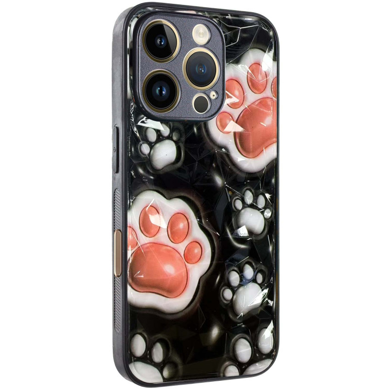 TPU+PC чехол Prisma Plushie для Apple iPhone 16 Pro Max (6.9") (Paws)