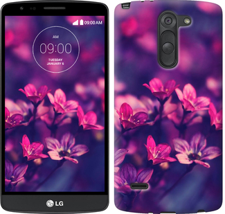 

Чехол Пурпурные цветы для LG G3 Stylus D690 176605