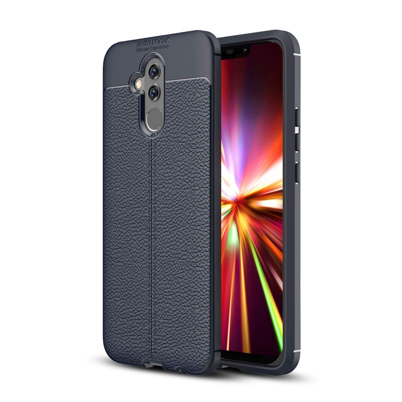 

TPU чехол iPaky Litchi Series для Huawei Mate 20 lite (Синий) 663905