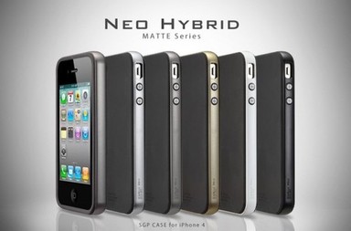 Ультратонкий чехол SGP (matte series) для Apple iPhone 4