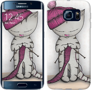 

Чохол Кішка рукодільниця на Samsung Galaxy S6 Edge G925F 584076