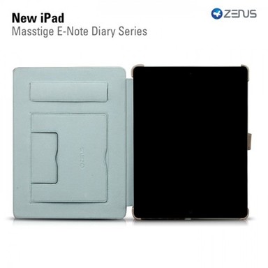 Кожаный чехол (3 цвета) Zenus Masstige E-note Diary Series для New iPad 3 / iPad 2