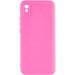 Чохол Silicone Cover Lakshmi Full Camera (AAA) на Xiaomi Redmi 9A (Рожевий / Barbie pink)