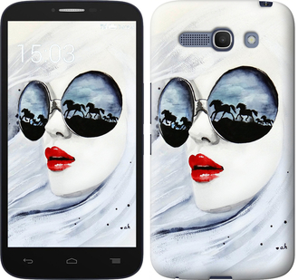 

Чохол Дівчина аквареллю на Alcatel One Touch POP C9 313804