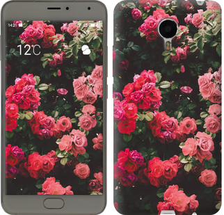 

Чехол Куст с розами для Meizu Metal 639322