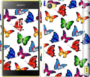 Чехол Красочные мотыльки для Sony Xperia Z5 Compact E5823