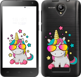 

Чехол Единорог в очках для Fly IQ4514 912013