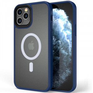 TPU+PC чехол Metal Buttons with Magnetic Safe для Apple iPhone 12 Pro Max (6.7")