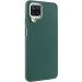 TPU чохол Bonbon Metal Style на Samsung Galaxy A12 (Зелений / Army green)