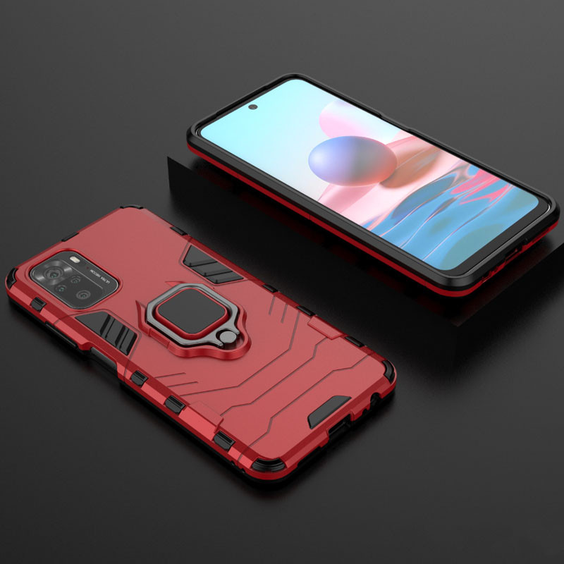 

Ударостійкий чохол Transformer Ring for Magnet для Xiaomi Redmi Note 10 (Червоний / Dante Red) 1117360