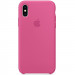 Чехол Silicone case (AAA) для Apple iPhone XS Max (6.5") (Малиновый / Dragon Fruit)