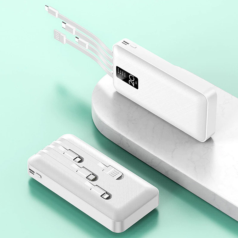 Фото Уценка Портативное ЗУ Power Bank HEPU HP966 20000 mAh (Эстетический дефект / Белый) в магазине vchehle.ua