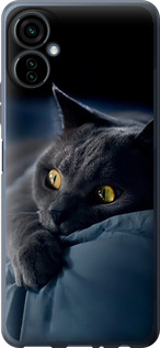 Чохол Димчастий кіт на Tecno Camon 19 Neo CH6i