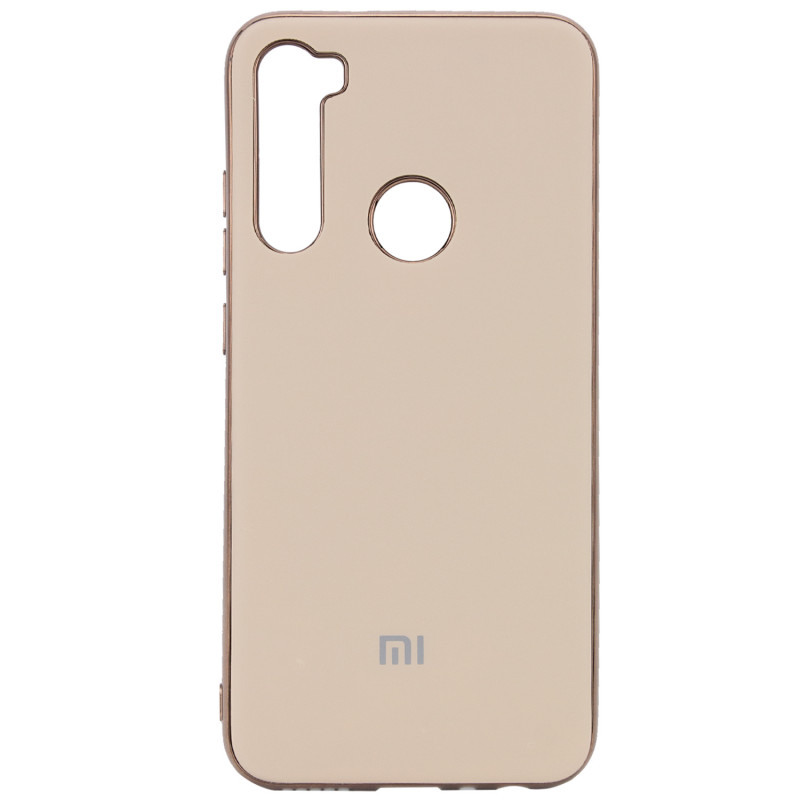 TPU чохол Matte LOGO на Xiaomi Redmi Note 8 / Note 8 2021 (Золотий / Gold)