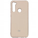 TPU чохол Matte LOGO на Xiaomi Redmi Note 8 / Note 8 2021 (Золотий / Gold)
